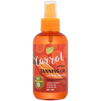 100% Prírodný opaľovací olej s mrkvovým extraktom SPF 15